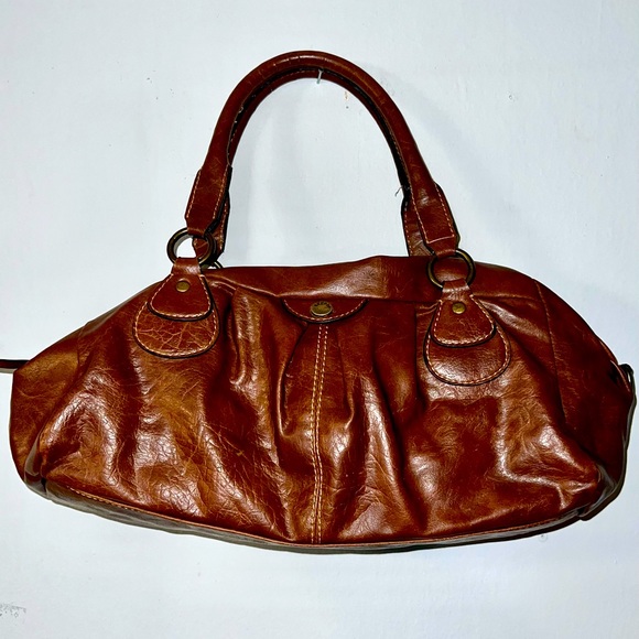 GUC- Axcess By Liz Claiborne Brown Shoulder Bag - Picture 2 of 9